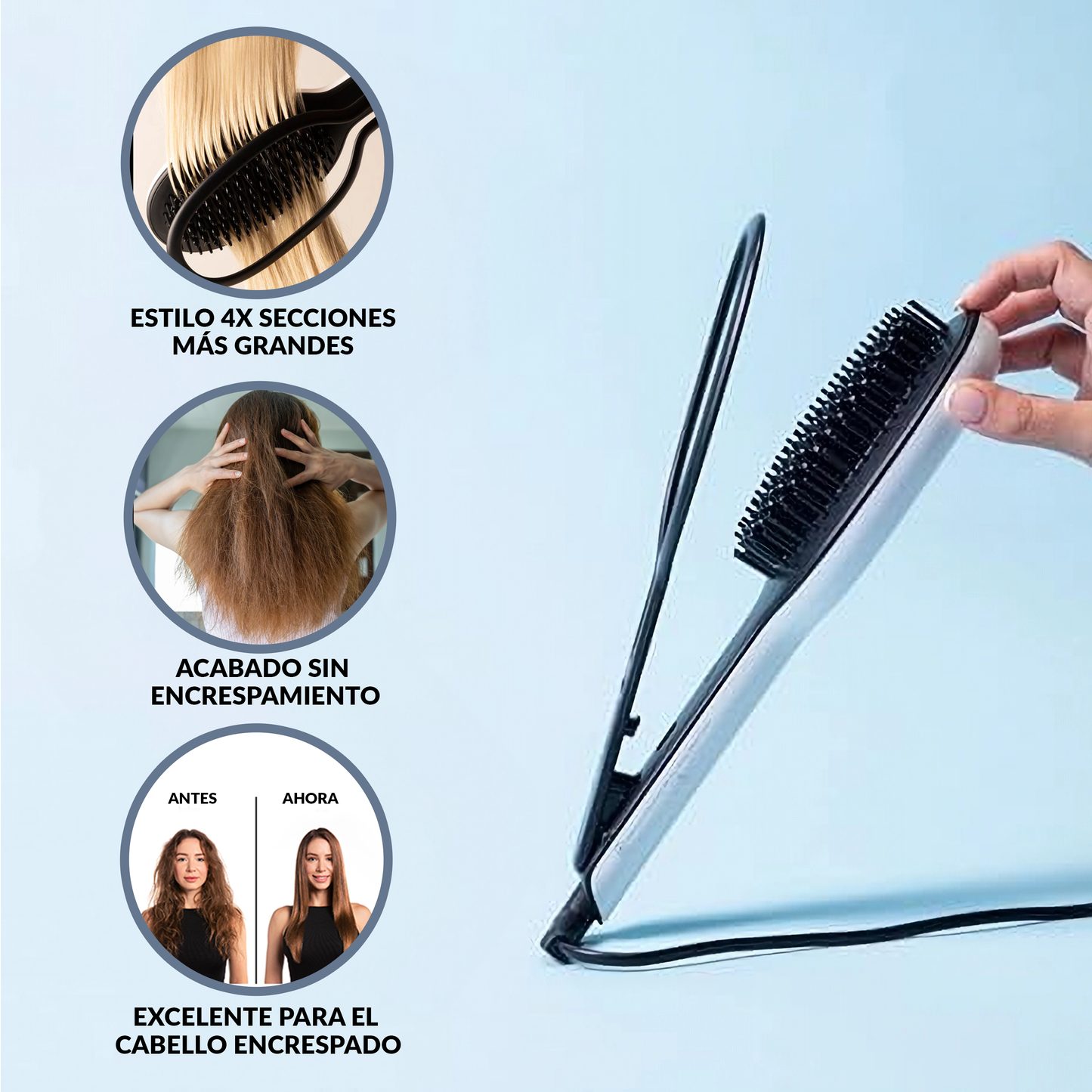 Effortless Ceramic Hair Straightener